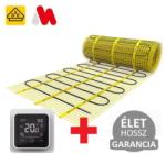  MAGNUM Mat elektromos fűtőszőnyeg 12 m2 = 1500 W elektromos padlófűtés + WI-FI Control Touch szobatermosztát szett (202421)