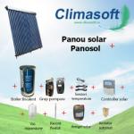 Panosol Pachet Panosol Confort panou solar 30 tuburi vidate cu boiler bivalent 200 litri (C.30+200)