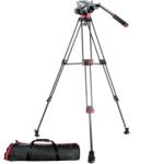 Manfrotto MVH502AH 4 Kg Fluid Head + Miliboo MTT602L Video Tripod 193 cm + 75mm Half Ball (644108)