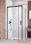 Radaway Idea Black S1 75 J fekete zuhanykabin oldalfal 387049-54-01R (387049-54-01R)