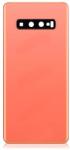  tel-szalk-012159 Samsung Galaxy S10 Plus narancs színű akkufedél, hátlap, hátlapi kamera lencse (tel-szalk-012159)