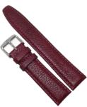  Curea Ceas Premium Maro Coniac - Piele Autentică cu Cusătură Albă Contrastantă (4D19)