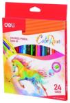 Deli Creioane colorate 24 culori/set Colorun DELI (DLEC00320)