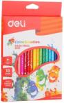 Deli Creioane colorate 18 culori/set Emotion DELI (DLEC00210)
