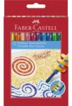 Faber-Castell Creioane cerate retractabile 12 culori/set FABER-CASTELL (FC120003)