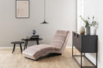 Dkton Luxus relax fotel Nana - világos rózsaszín