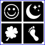  Smile, hold, lóhere, lábnyom (css_mini4_0026)