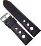 Fleurus Curea Ceas Fleurus - Piele de Cerb Neagră - Made in France (WZ3835)