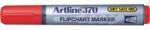 ARTLINE Flipchart marker ARTLINE 370 - Dry safe ink, corp plastic, varf rotund 2.0mm - rosu (EK-370-RE) - ihtis