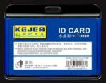 Kejea Suport PP-PVC rigid, pentru ID carduri, 85 x 54mm, orizontal, KEJEA -albastru (KJ-T-984H-BL) - viamond