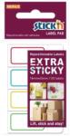 STICKN Etichete autoadezive 18 x 44 mm, 4 x 120 etichete/set Stick"n Extra sticky label - albe cu chenar co (HO-21756)