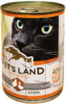 Pet's Land Pet's Land Cat Konzerv Baromfihússal 6x415g