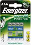 Energizer Tölthető elem, AAA mikro, 4x700 mAh, ENERGIZER Power Plus (EA639483)