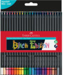 Faber-Castell Creioane colorate 24 buc/set, FABER-CASTELL Black Edition, FC116424
