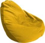 MobAmbient Fotoliu puf cu husă detașabilă, galben închis - model DODOPUF