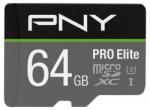 PNY microSDXC PRO Elite 64GB P-SDU64GV31100PRO-GE