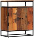 vidaXL Dulap lateral, 60 x 35 x 76 cm, lemn masiv reciclat și oțel (282727) Comoda