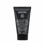 APIVITA Gel de Curățare Negru Față și Ochi cu Propolis - Carbon activat 50ml