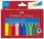 Faber-Castell Creioane colorate cerate Faber-Castell 12 culori triunghiulare (FC120010)