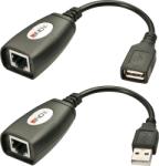 Lindy Ethernet/USB adapter kábel, CAT5/6, max50m