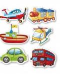 TOY World Int Set 6 puzzle-uri - Mijloace de transport (KT 671)