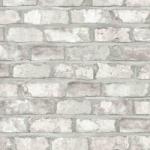 Dutch Wallcoverings Tapet, alb, model cărămizi, EW3104 EW3104 (422378)