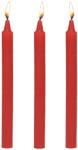 Master Series Fire Sticks Fetish Drip Candles Set of 3 Red