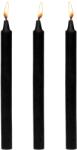 Master Series Dark Drippers Fetish Drip Candles Set of 3 Black
