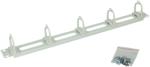 Schrack Organizator cabl. 19, 1U, 4 desch si 5 inele 40x53mm, RAL7035 (DBS14806)