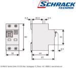 Schrack Intreruptor automat+diferential, C25/300mA, 10kA, tip AC, 1P+N (BO817525)