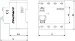 Schrack Intreruptor diferential AMPARO (10kA), 63A, 4-poli, 300mA (AR006130)