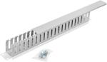 Schrack Organizator canal cablu 19' 1U, RAL7035 (HDBS148051)