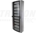 TRACON Cutie distrib. metalica cu usa curbata din sticla securizata TGE6015020 600×1500×200mm / 216M (9×24 mod) (TGE6015020)