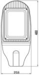 BRAYTRON Lampa stradala cu LED 50W SMD 6000K (BT42-55032)
