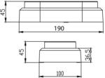 BRAYTRON Bulkhead Elips 12w White 6500k (bc16-00230)