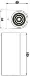 BRAYTRON Corp de iluminat pentru exterior, gradina Lampa gradina pentru perete 2x5W COB 3000K-White (BG40-00200)
