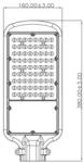 BRAYTRON Lampa stradala cu LED 50W SMD 6000K (BT42-85032)