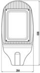 BRAYTRON Lampa stradala cu LED 100W SMD 6000K (BT42-59132)