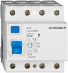 Schrack Intreruptor dif. AMPARO (10kA), 40A, 4-poli, 30mA, tip A (AR054103)
