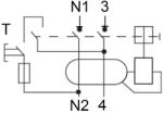 Schrack Intreruptor diferential AMPARO (10kA), 63A, 2-poli, 300mA, S (AR066230)