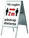 Magnetoplan Panou afisaj (A-Board) A1 (594x841mm) dubla fata Magnetoplan (MGN00016)