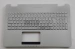 ASUS N551V N551VW series háttérvilágítással (backlit) ezüst burkolattal (topcase) magyar (HU) laptop/notebook billentyűzet