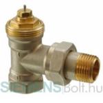 Siemens VEN110 sarok termosztatikus radiátorszelep 3/8" DN10