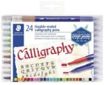 STAEDTLER Marker caligrafic Design Journey Calligraphy, 2 capete, 24 culori/set Staedtler STA3005-TB24 (STA3005-TB24)