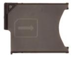  tel-szalk-021229 Sony Xperia Z C6603 L36h fekete SIM kártya tálca (tel-szalk-021229)