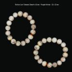 Bratara Cuart Shamanic - Lodolit Diametru 62 mm - Margele Rotunde - 12 x 12 mm