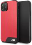 BMW iPhone 11 Pro Kemény műbőrtok - Piros (BMHCN58MHOLRE)