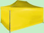 Expodom Gyorsan összecsukható sátor 3x4, 5 m - acél, Sárga, 4 oldalfal