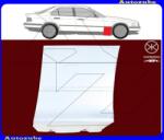 BMW 3 E36 1996.09-2000.07 Első sárvédő hátsó alsó rész jobb "4 ajtós és Kombi" (javítólemez) KLOKKERHOLM 0060336