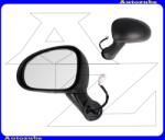 CHEVROLET SPARK 1 2007.03-2010.02 /M200/ Visszapillantó tükör bal, elektromos, domború tükörlappal, fekete borítással 306-0028